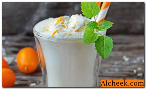 Alkoholna kokteli sa sladoledom: Recepti alkoholna mlijeko trese