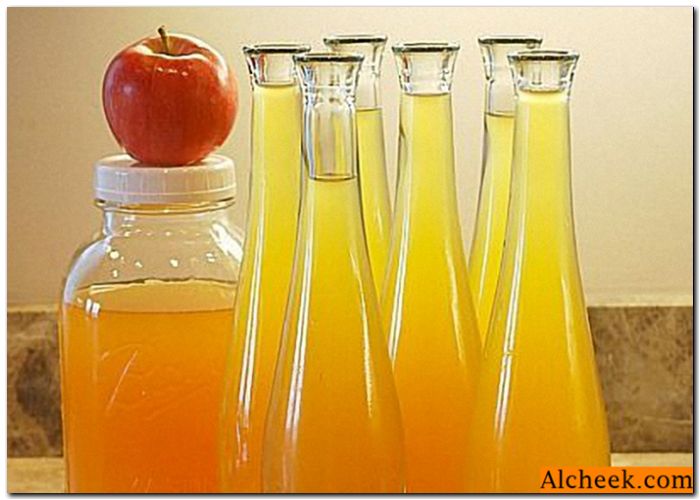 Nalewka na jabłkach alkoholu