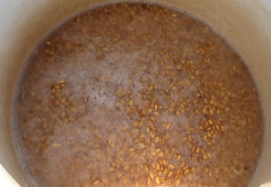 ferment de cereale pentru a fotografia de preparare a cafelei