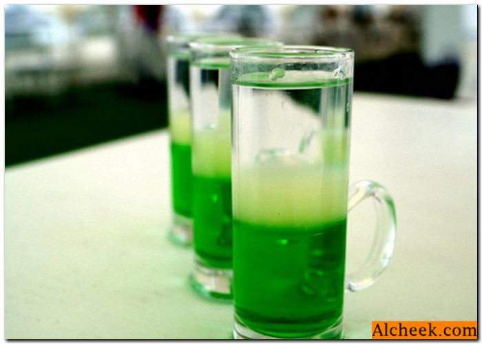 Cocktail "zeleno mehiška": sestava in recept