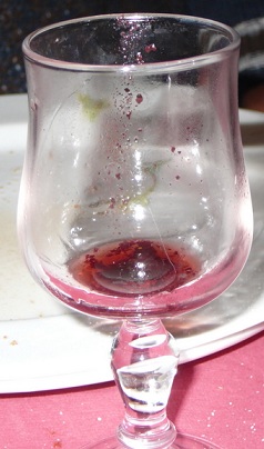 осадок в красном вине