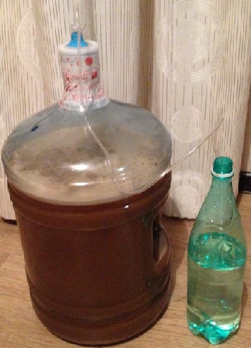 Foto kis fermentacija pod vodo pečat
