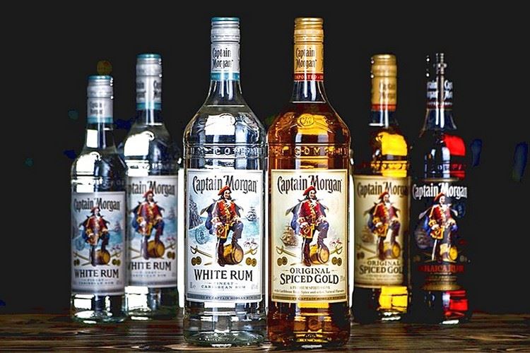 Rum Captain Morgan: prikazi
