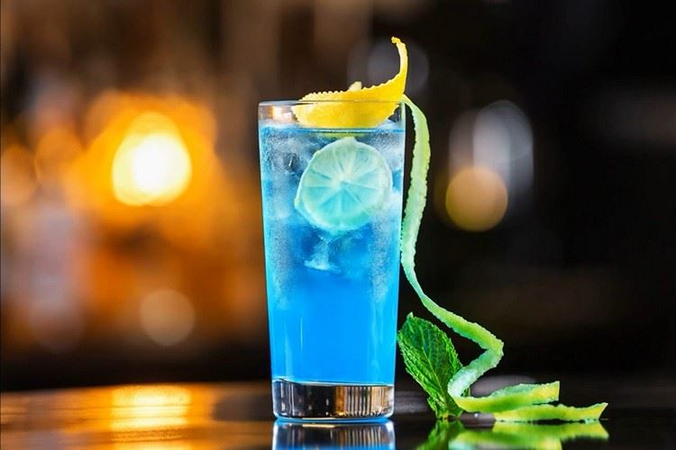 Cocktail Blue Lagoon - sestava