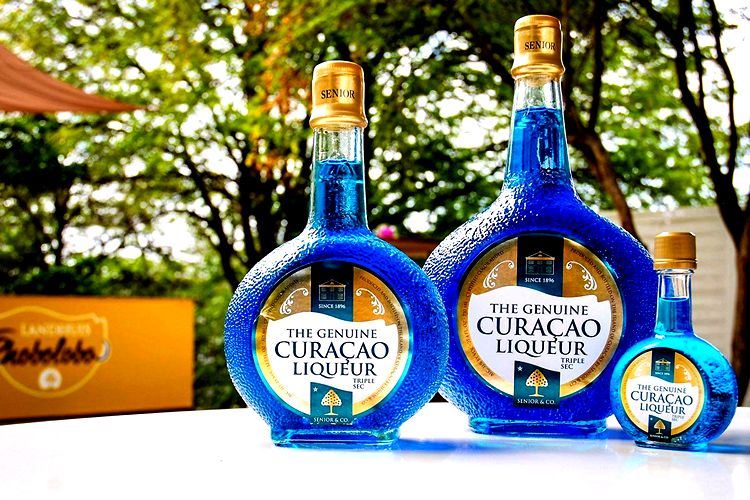Liquor Blue Curacao (Blue Curacao): složení