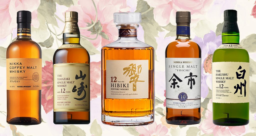 fotografije najboljših blagovnih znamk japonskega viskija