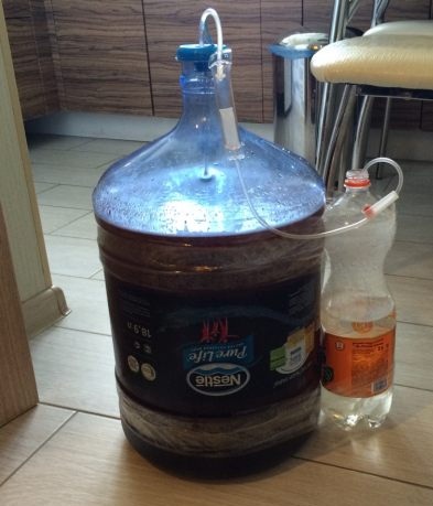 vodni žig za fermentacijskih krepilne