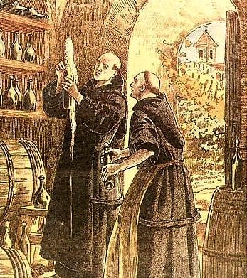 obraz wino w klasztorach