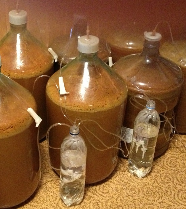 fermentacja wina Ranetok zdjęcie zamknięcia wodnego